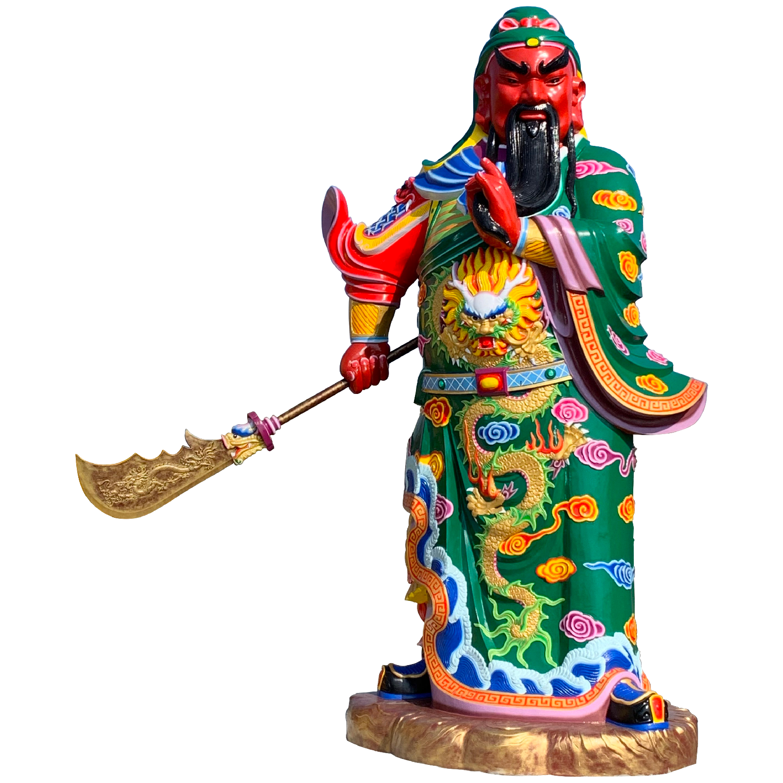 Large Guan Yu Figurine 4.24 m