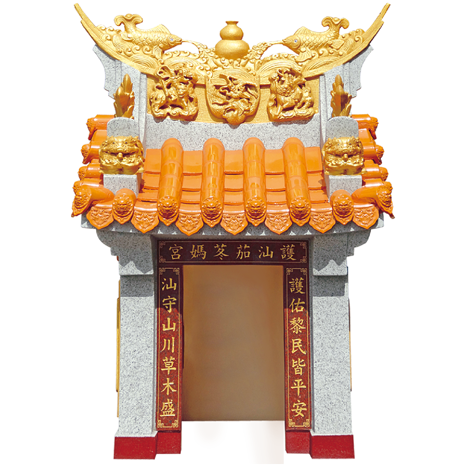 標準大脊素色 高5.8尺廟宇/宮廟