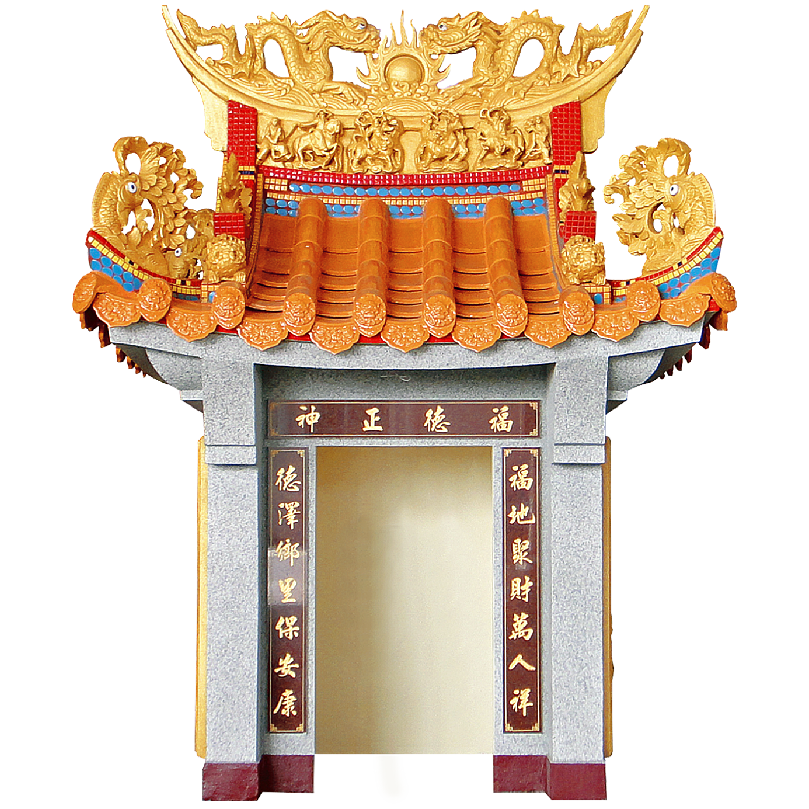 標準大脊素色 高9.03尺廟宇/宮廟